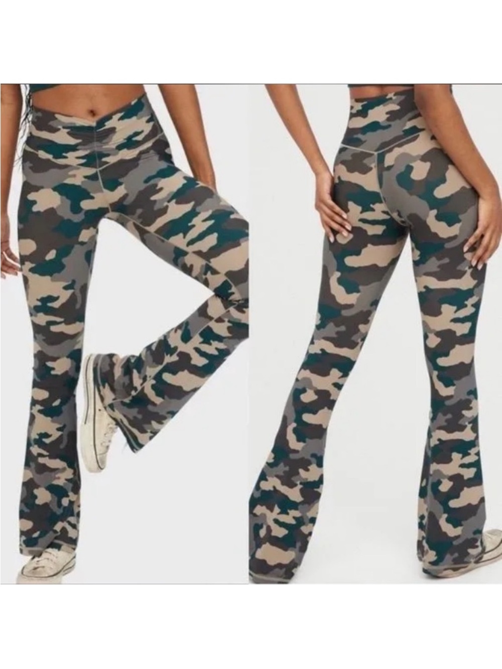 OFFLINE by Aerie Camo Flare Leggings